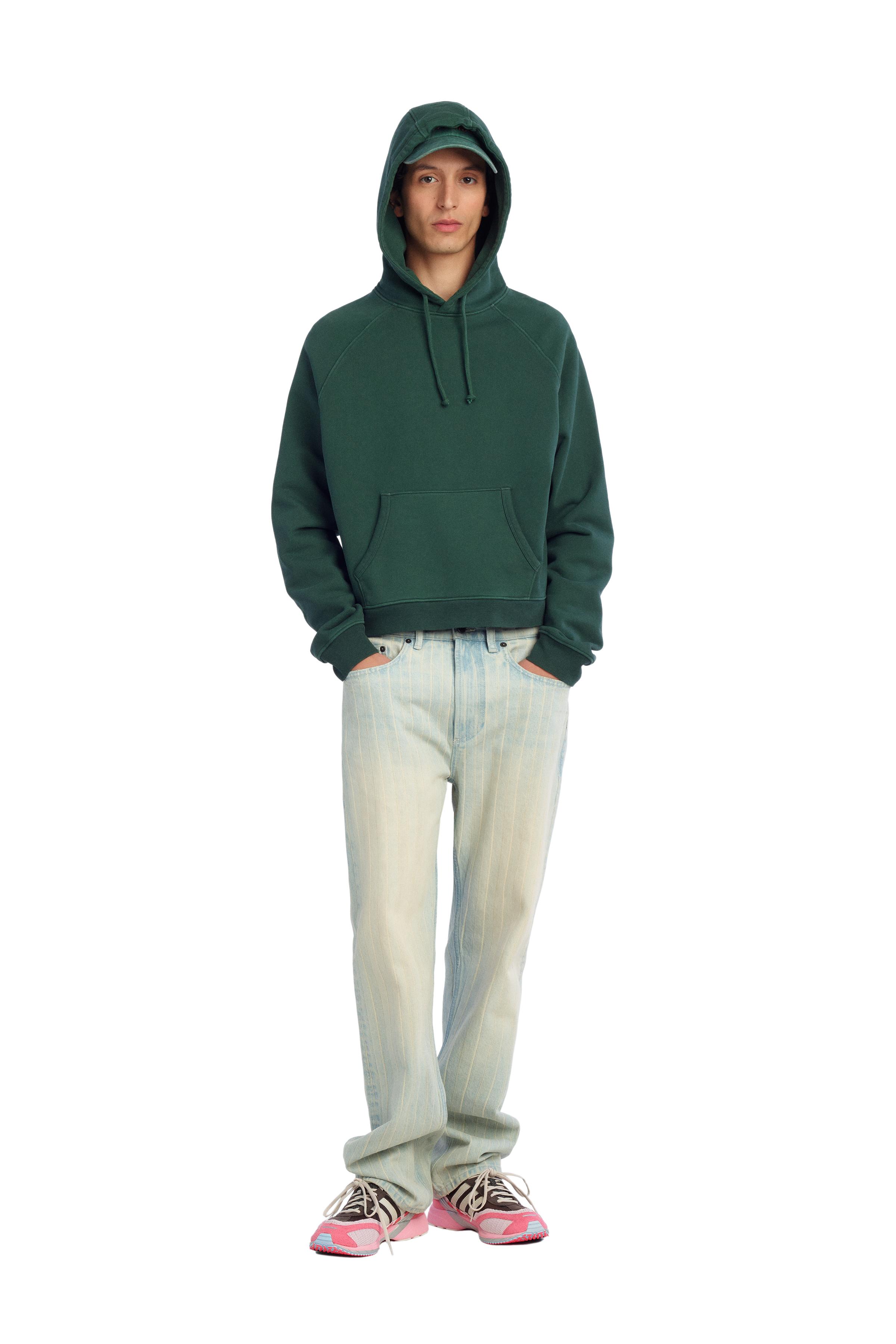 HERRINGBONE STRAIGHT FIT JEANS